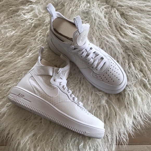 NWT Nike Air Force 1 Ultraforce Triple White - Picture 5 of 8